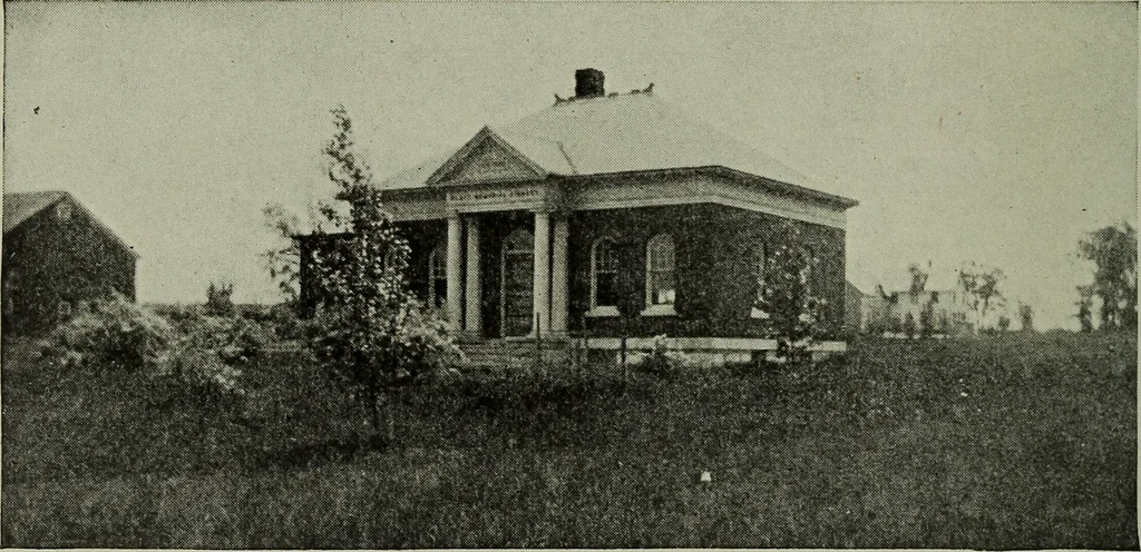 An illustration from The country church in colonial counties as illustrated by Addison County, Vt., Tompkins County, N.Y., and Warren County, N.Y, 1922, leaf 77