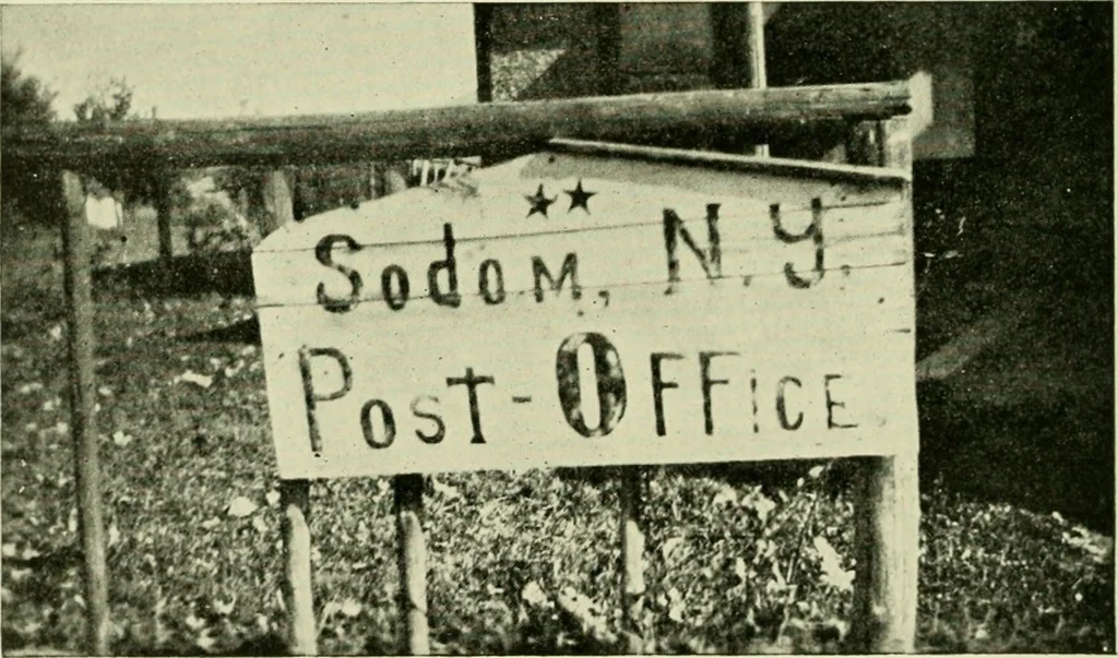 An illustration from The country church in colonial counties as illustrated by Addison County, Vt., Tompkins County, N.Y., and Warren County, N.Y, 1922, leaf 47