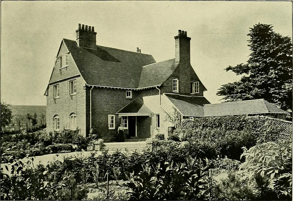 An illustration from Country cottages and week-end homes, 1907, leaf 103