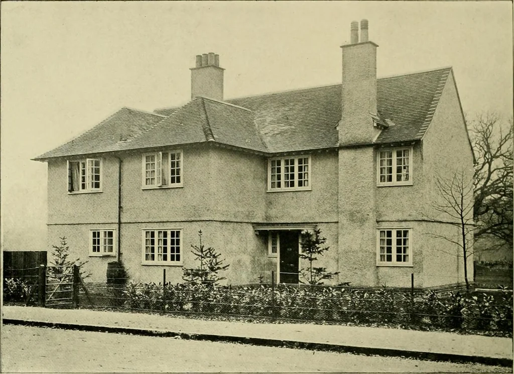 An illustration from Country cottages and week-end homes, 1907, leaf 104