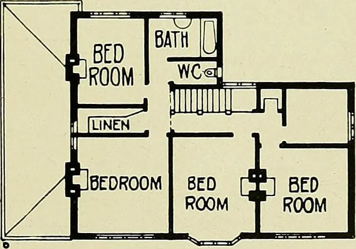 An illustration from Country cottages and week-end homes, 1907, leaf 109