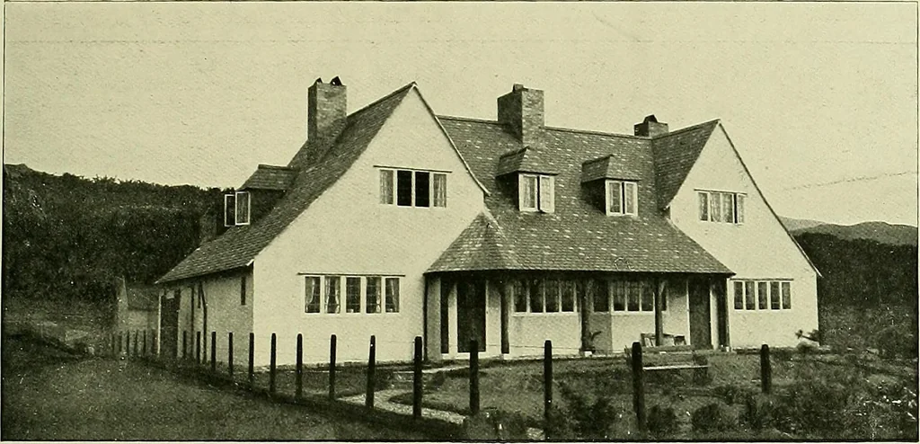 An illustration from Country cottages and week-end homes, 1907, leaf 111
