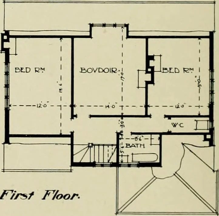 An illustration from Country cottages and week-end homes, 1907, leaf 112