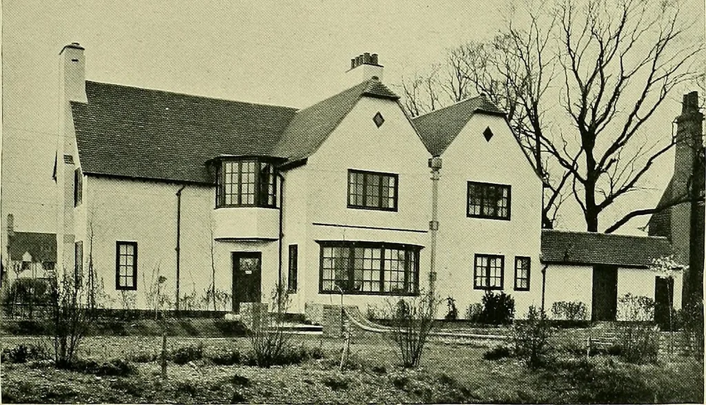 An illustration from Country cottages and week-end homes, 1907, leaf 119