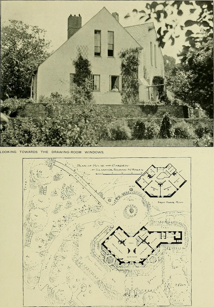 An illustration from Country cottages and week-end homes, 1907, leaf 123