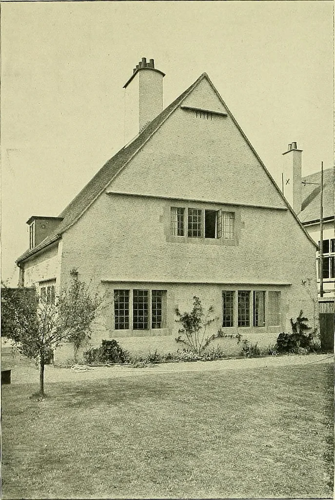 An illustration from Country cottages and week-end homes, 1907, leaf 129