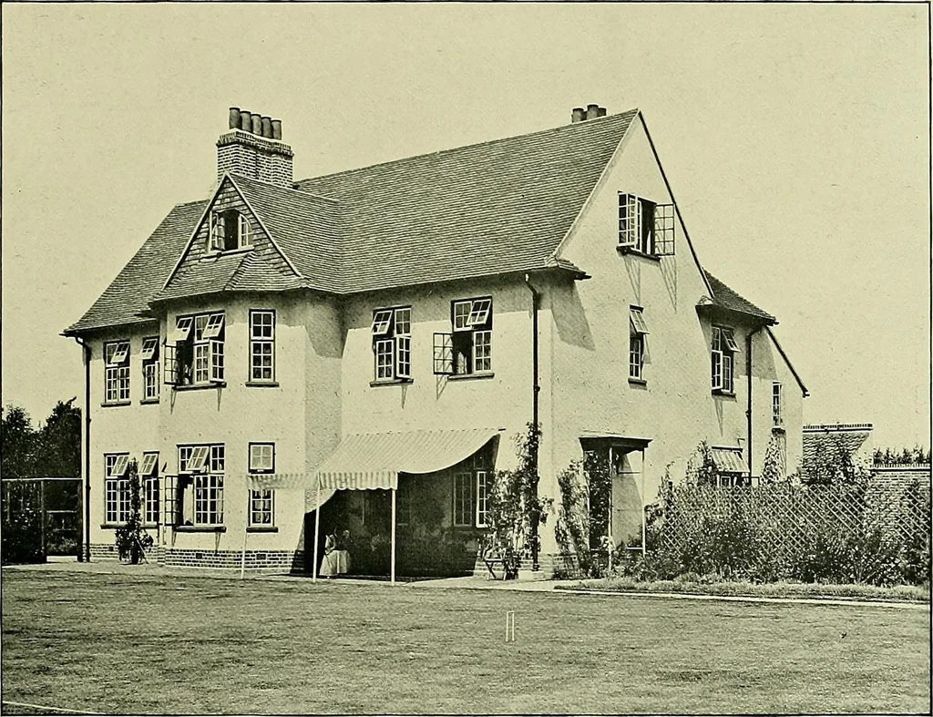 An illustration from Country cottages and week-end homes, 1907, leaf 131