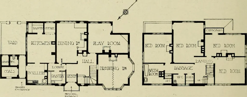 An illustration from Country cottages and week-end homes, 1907, leaf 138