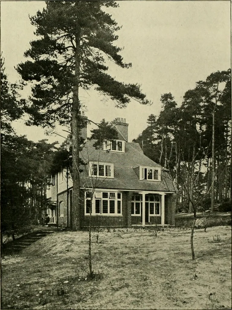 An illustration from Country cottages and week-end homes, 1907, leaf 140