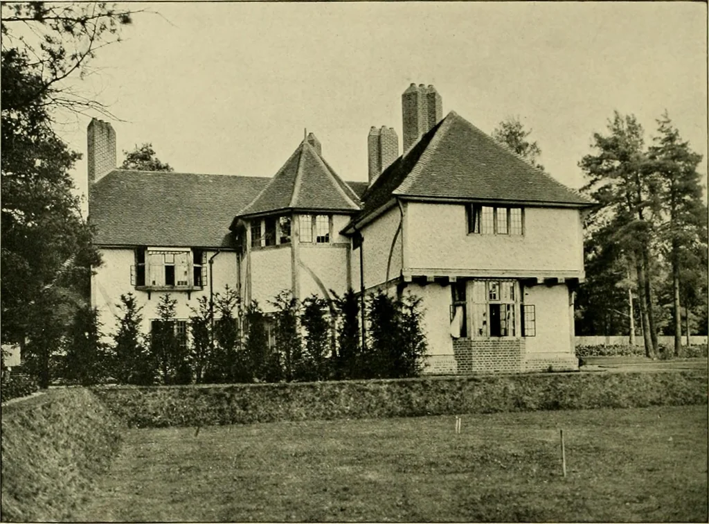 An illustration from Country cottages and week-end homes, 1907, leaf 144