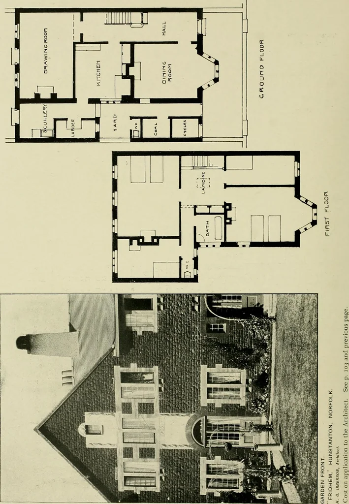 An illustration from Country cottages and week-end homes, 1907, leaf 150