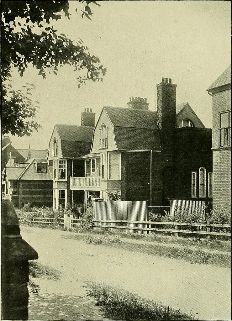 An illustration from Country cottages and week-end homes, 1907, leaf 151