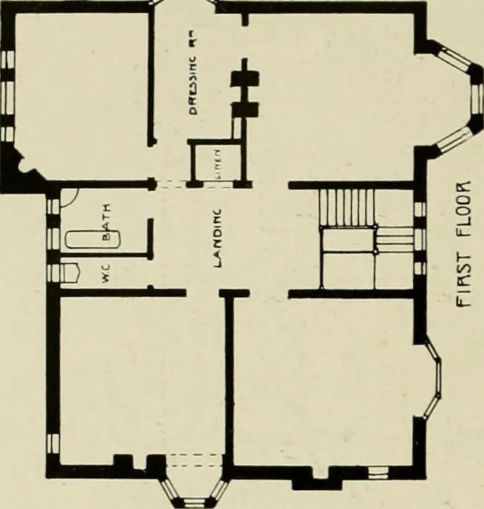 An illustration from Country cottages and week-end homes, 1907, leaf 152