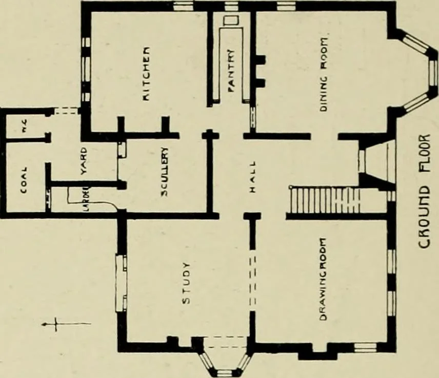 An illustration from Country cottages and week-end homes, 1907, leaf 152