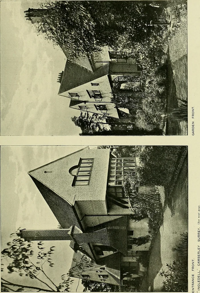An illustration from Country cottages and week-end homes, 1907, leaf 153
