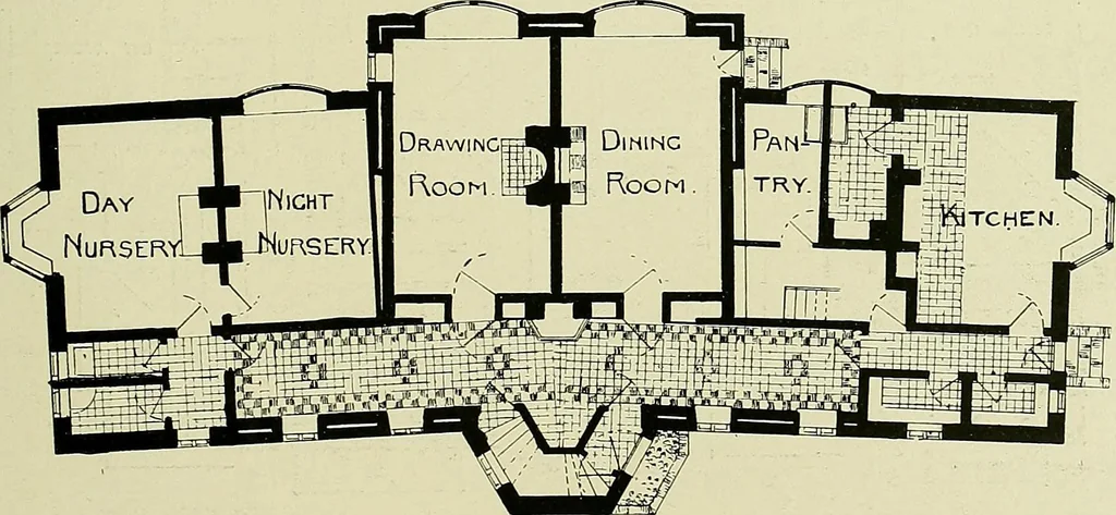 An illustration from Country cottages and week-end homes, 1907, leaf 157