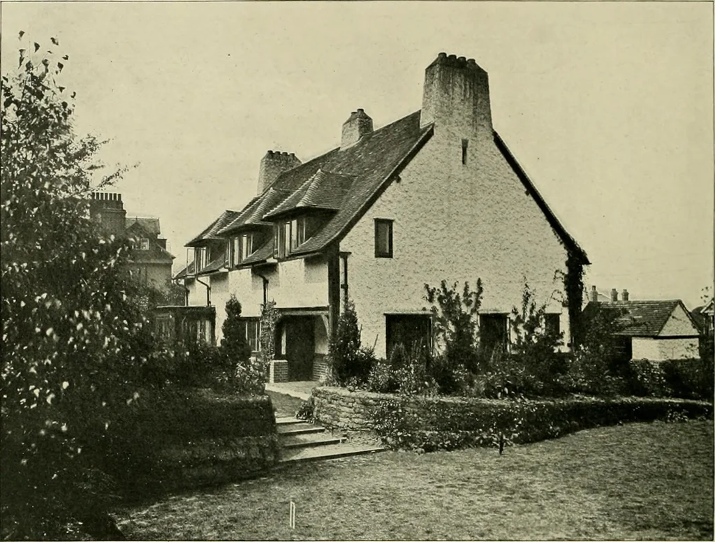An illustration from Country cottages and week-end homes, 1907, leaf 160