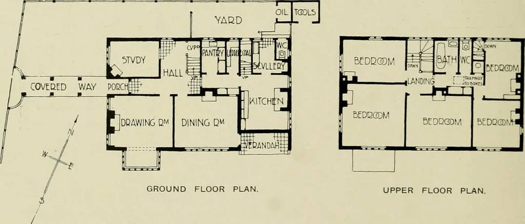 An illustration from Country cottages and week-end homes, 1907, leaf 160