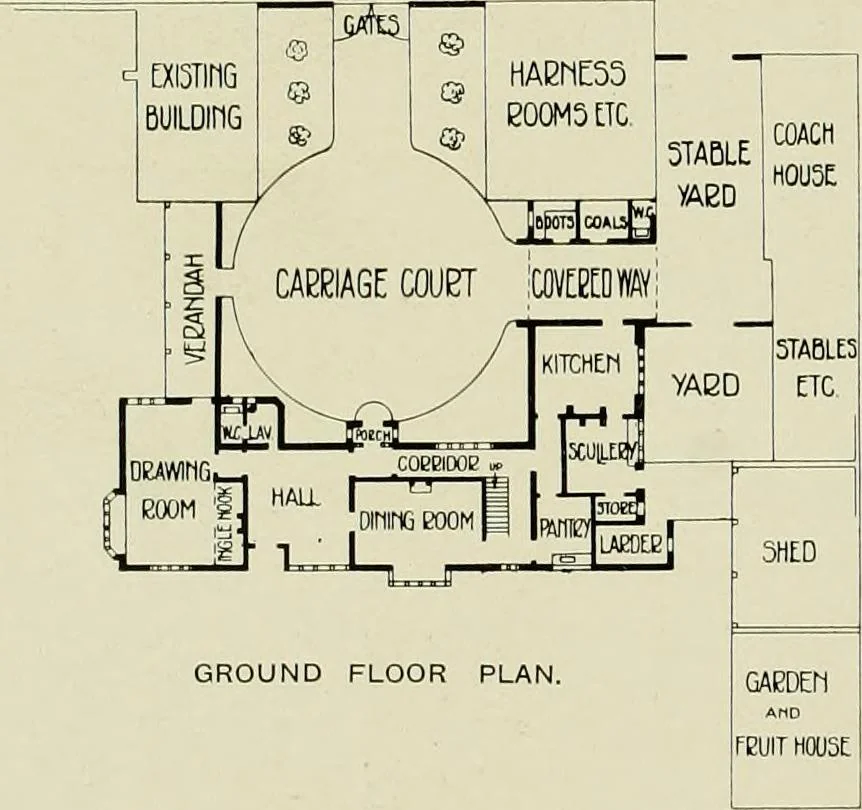 An illustration from Country cottages and week-end homes, 1907, leaf 162