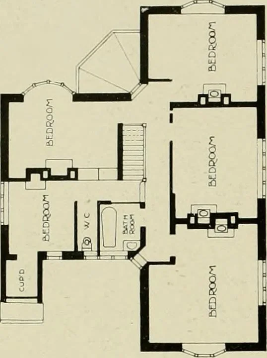 An illustration from Country cottages and week-end homes, 1907, leaf 164