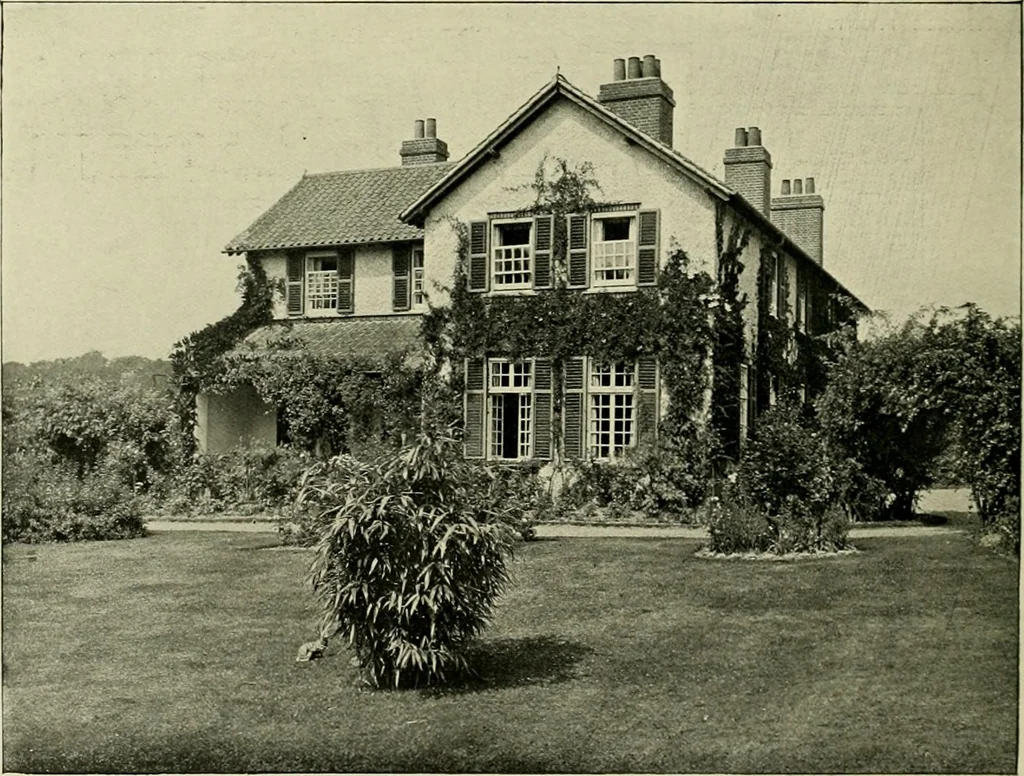 An illustration from Country cottages and week-end homes, 1907, leaf 166