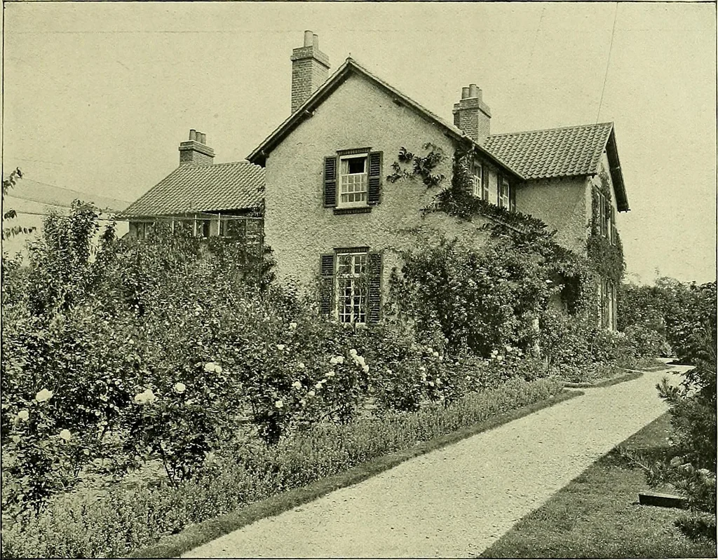 An illustration from Country cottages and week-end homes, 1907, leaf 167