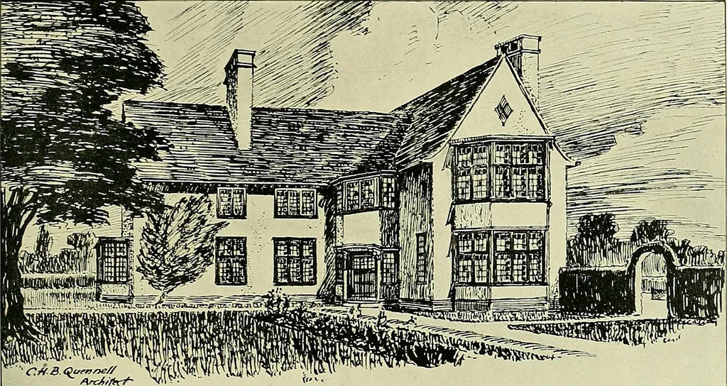 An illustration from Country cottages and week-end homes, 1907, leaf 169