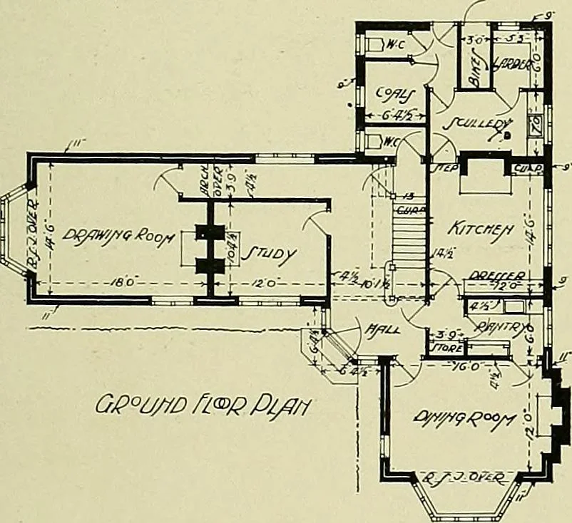 An illustration from Country cottages and week-end homes, 1907, leaf 169