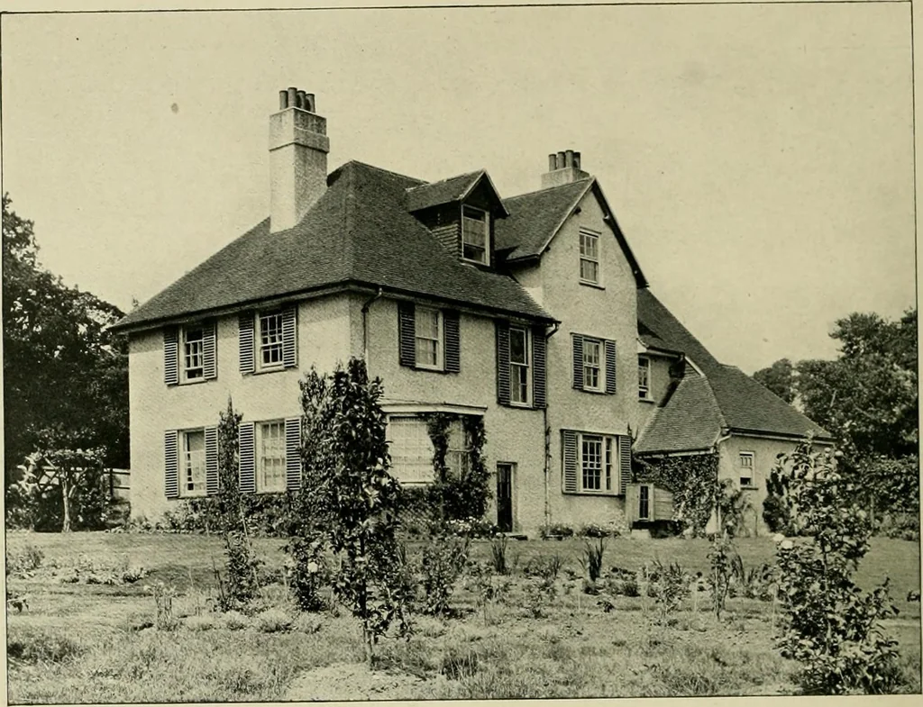 An illustration from Country cottages and week-end homes, 1907, leaf 172