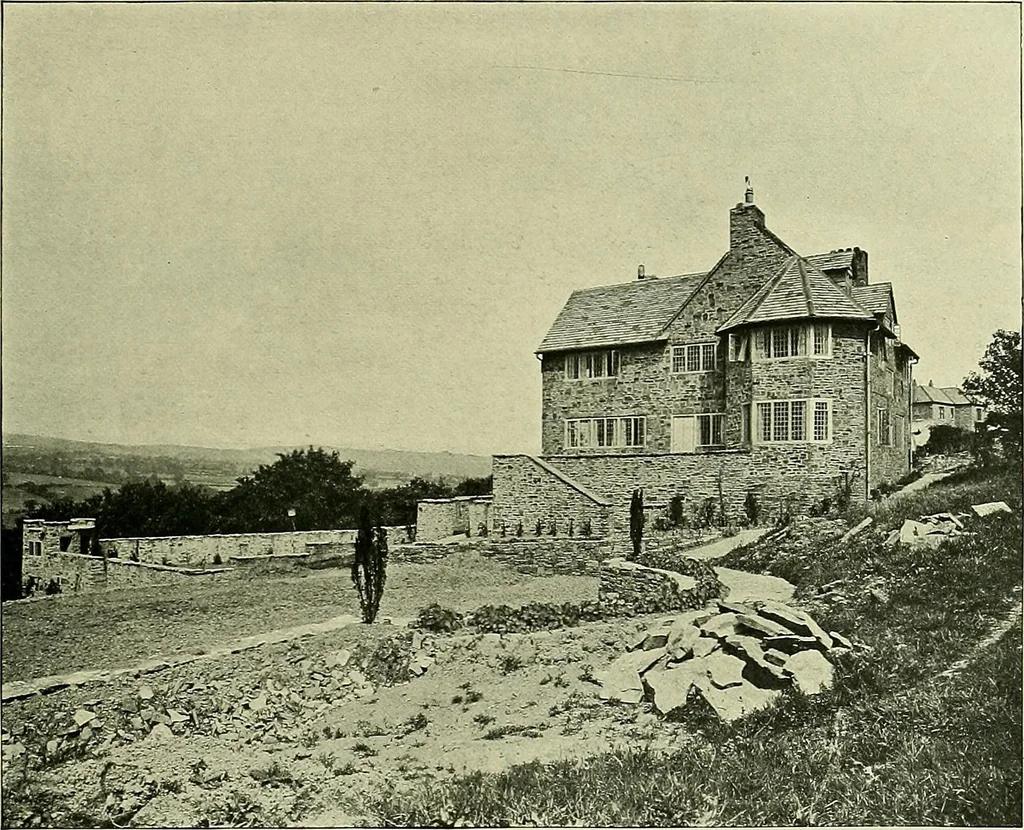 An illustration from Country cottages and week-end homes, 1907, leaf 173