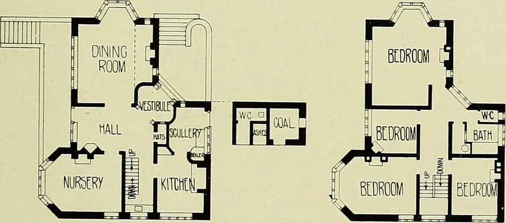 An illustration from Country cottages and week-end homes, 1907, leaf 173