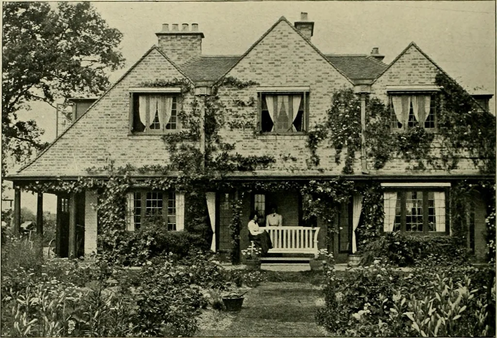 An illustration from Country cottages and week-end homes, 1907, leaf 176