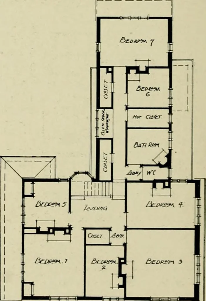 An illustration from Country cottages and week-end homes, 1907, leaf 176