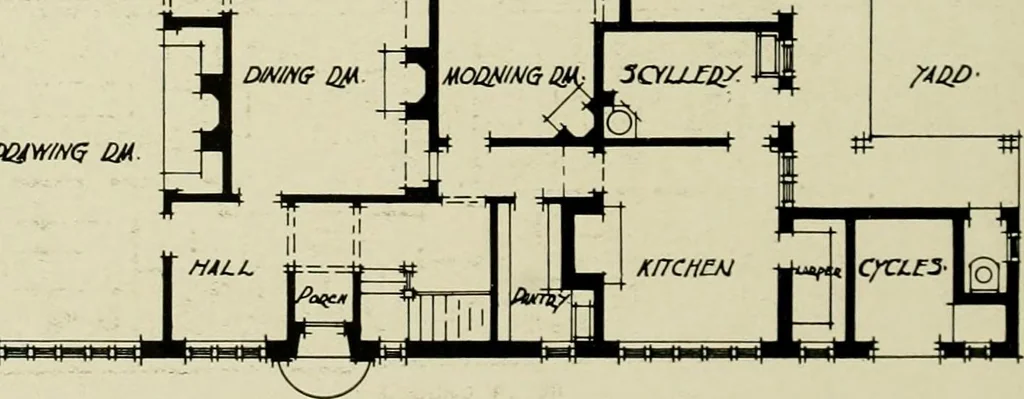 An illustration from Country cottages and week-end homes, 1907, leaf 178