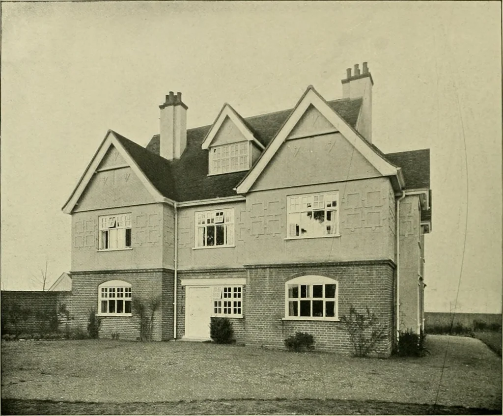 An illustration from Country cottages and week-end homes, 1907, leaf 182