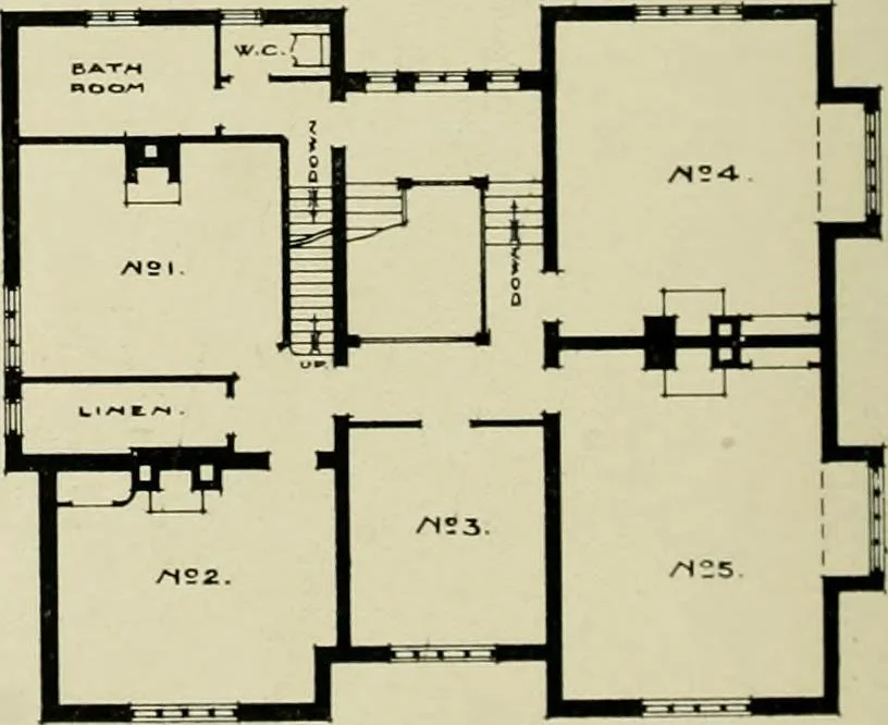 An illustration from Country cottages and week-end homes, 1907, leaf 182