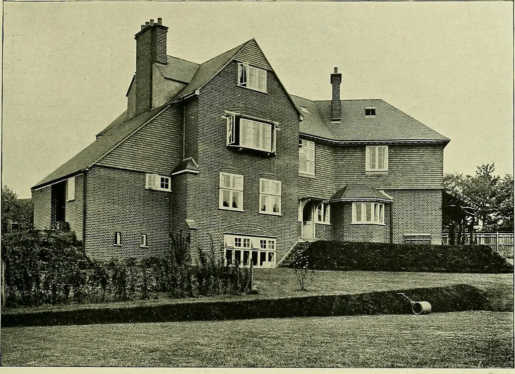 An illustration from Country cottages and week-end homes, 1907, leaf 183