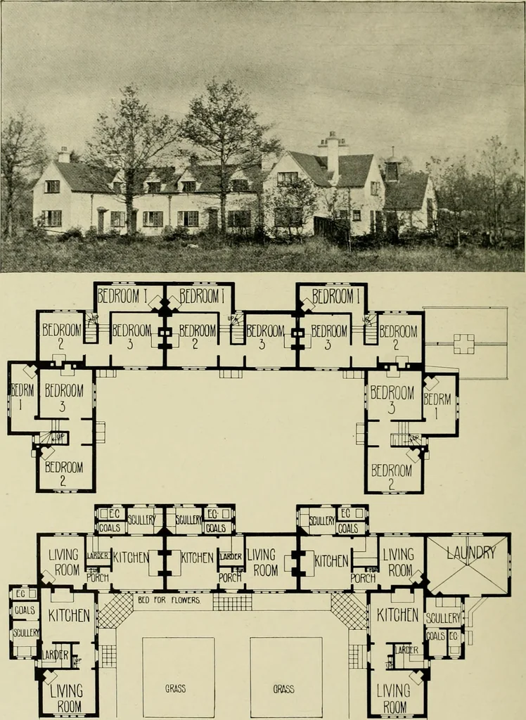 An illustration from Country cottages and week-end homes, 1907, leaf 184