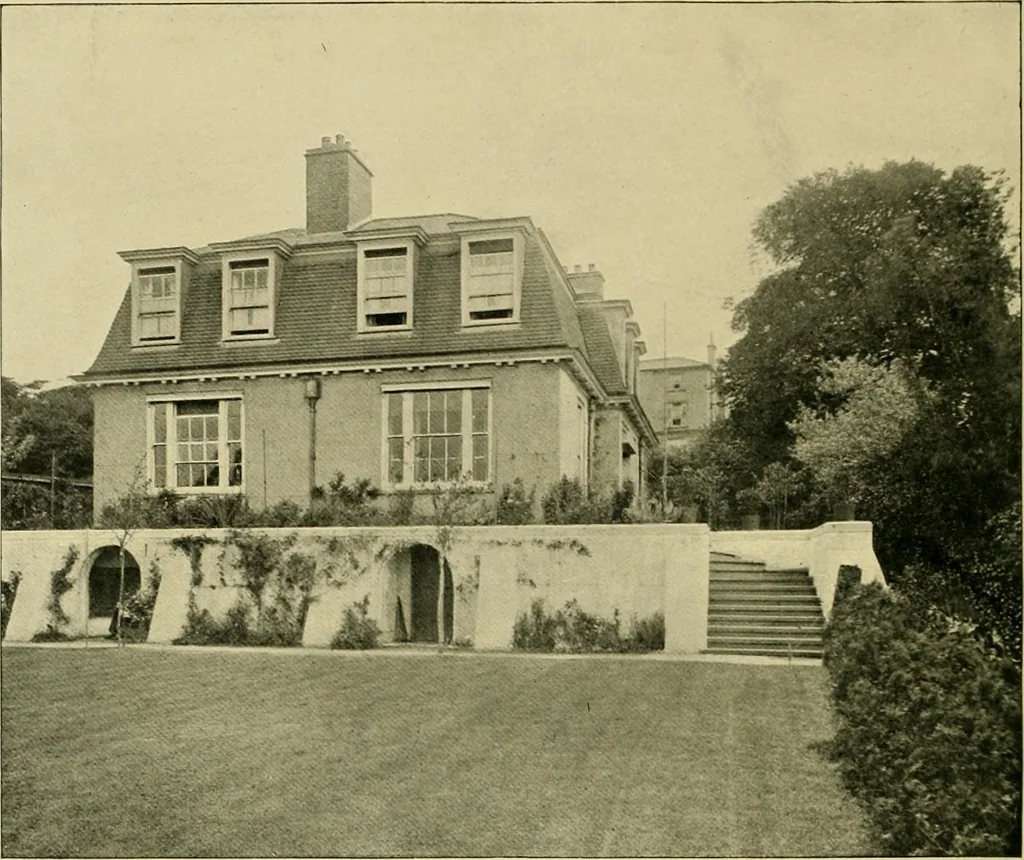 An illustration from Country cottages and week-end homes, 1907, leaf 188