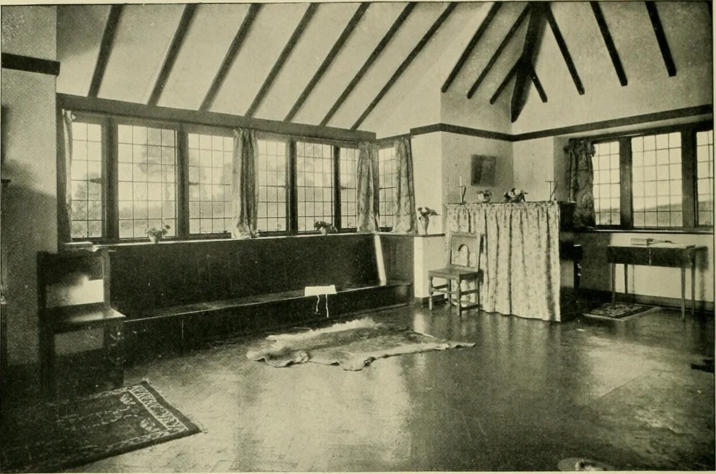 An illustration from Country cottages and week-end homes, 1907, leaf 198
