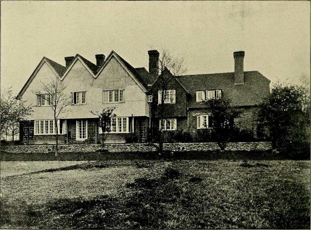 An illustration from Country cottages and week-end homes, 1907, leaf 202