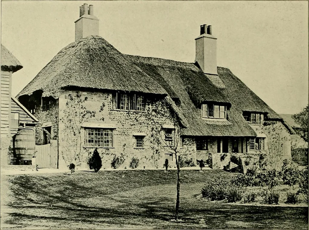 An illustration from Country cottages and week-end homes, 1907, leaf 204