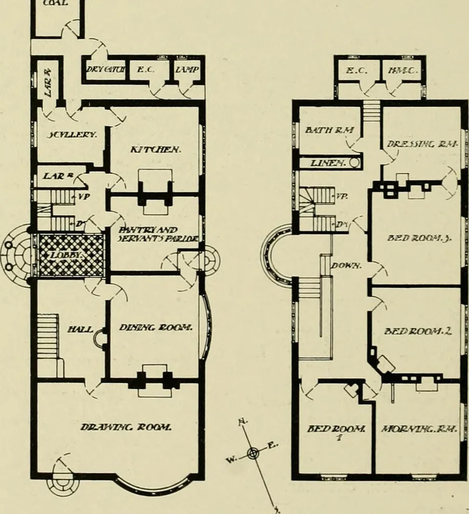 An illustration from Country cottages and week-end homes, 1907, leaf 210