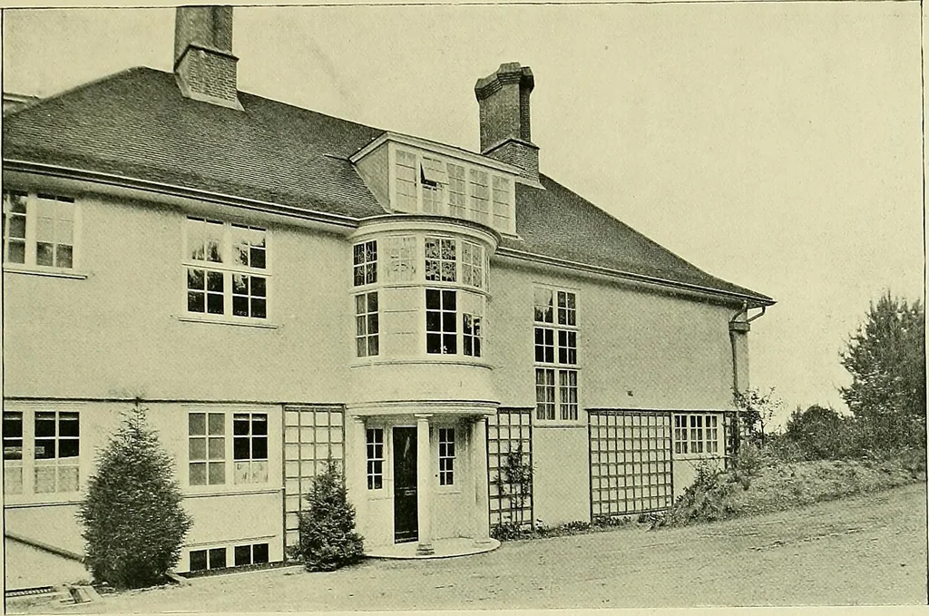 An illustration from Country cottages and week-end homes, 1907, leaf 211