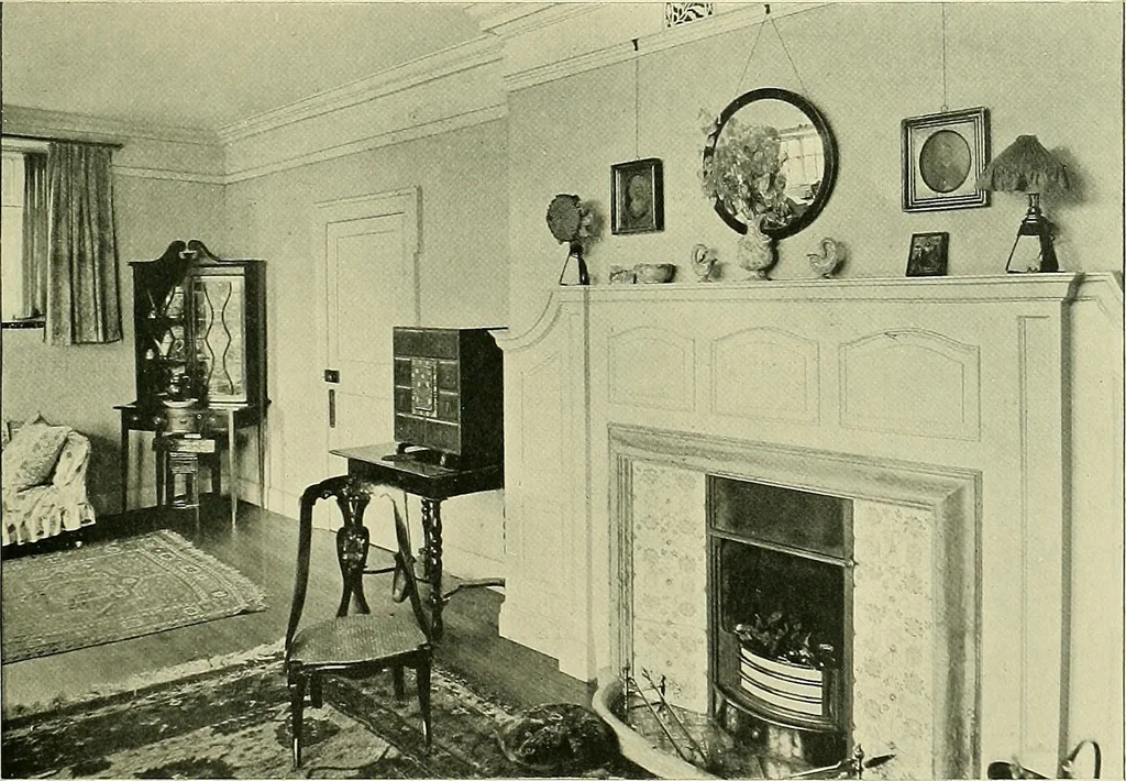 An illustration from Country cottages and week-end homes, 1907, leaf 211