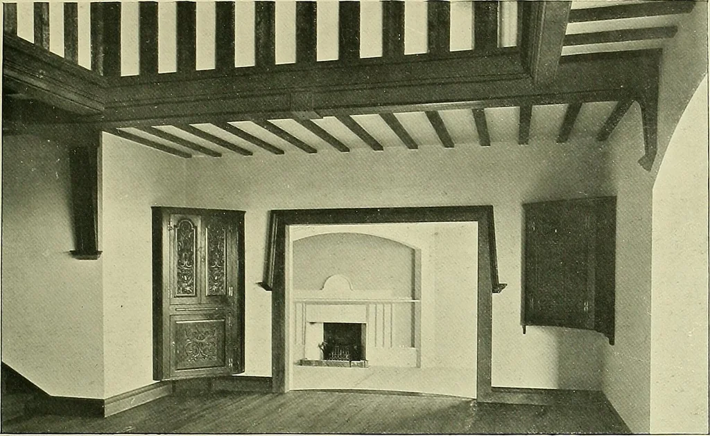 An illustration from Country cottages and week-end homes, 1907, leaf 213