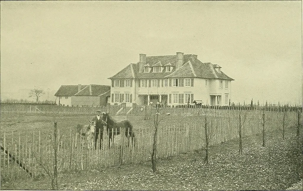 An illustration from Country cottages and week-end homes, 1907, leaf 217