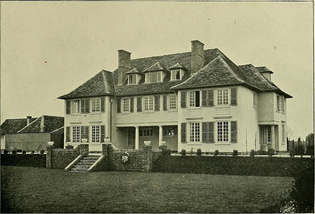 An illustration from Country cottages and week-end homes, 1907, leaf 219