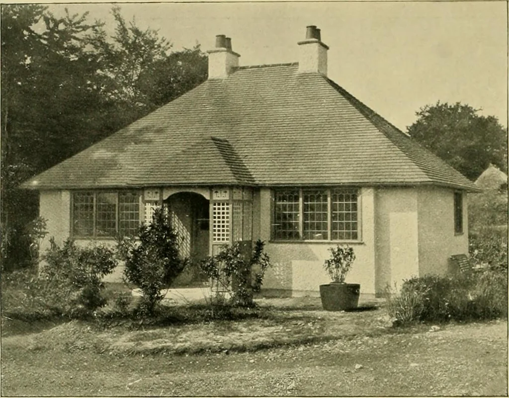An illustration from Country cottages and week-end homes, 1907, leaf 30