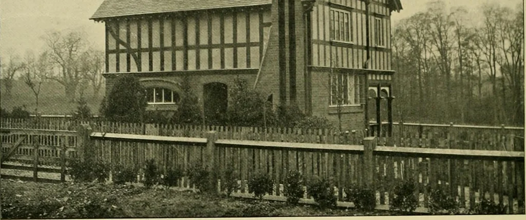 An illustration from Country cottages and week-end homes, 1907, leaf 42